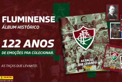 Fluminense anuncia álbum de figurinhas no aniversário de 122 anos do clube