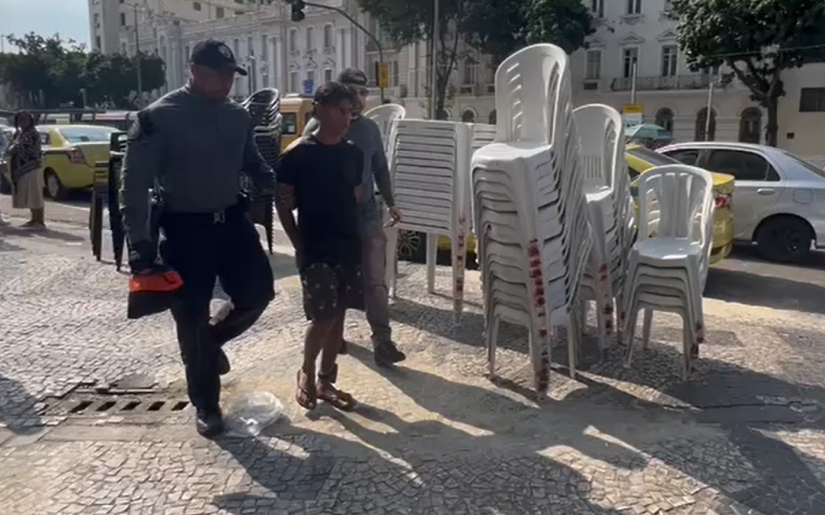 Matheus Ribeiro Lacerda foi preso no Centro do Rio