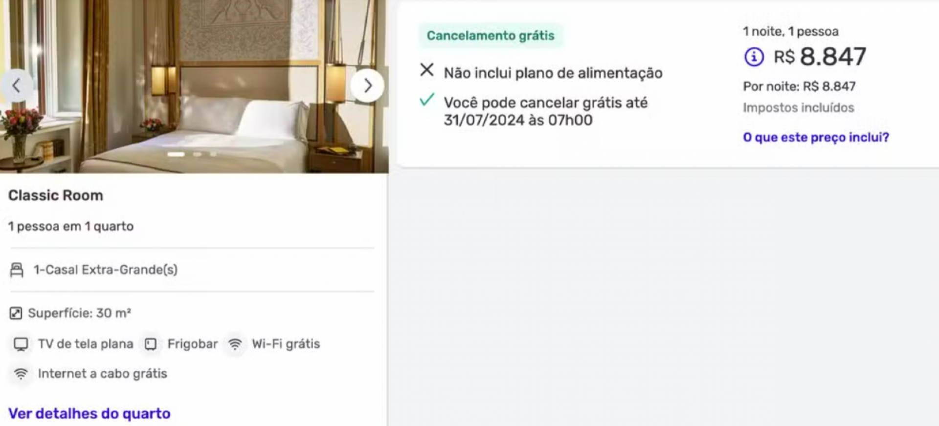 Na Itália, Bruna Marquezine fica em hotel com diárias de R$ 30 mil - Foto: Reprodução/Decolar