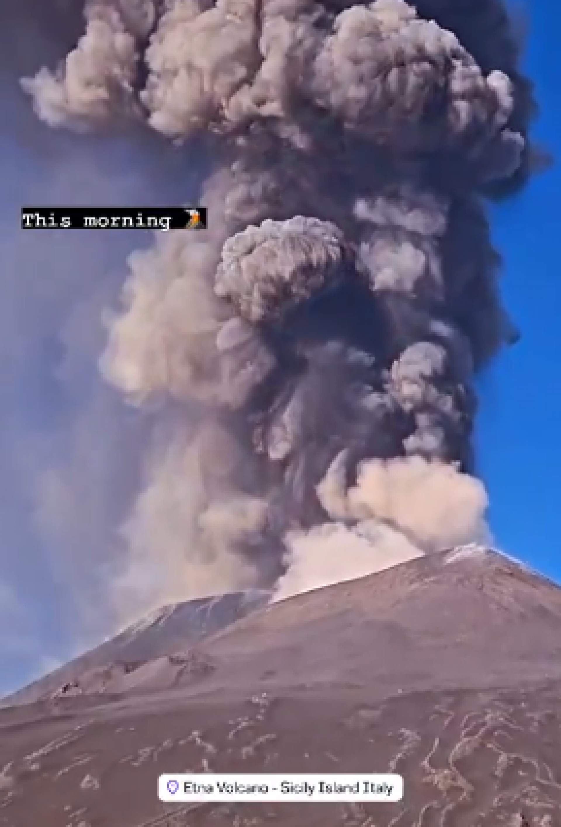 Vulcão Etna forçou aeroporto na Itália a suspender os voos