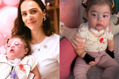 Filha de Juliano Cazarré avança em tratamento e reduz uso de respirador