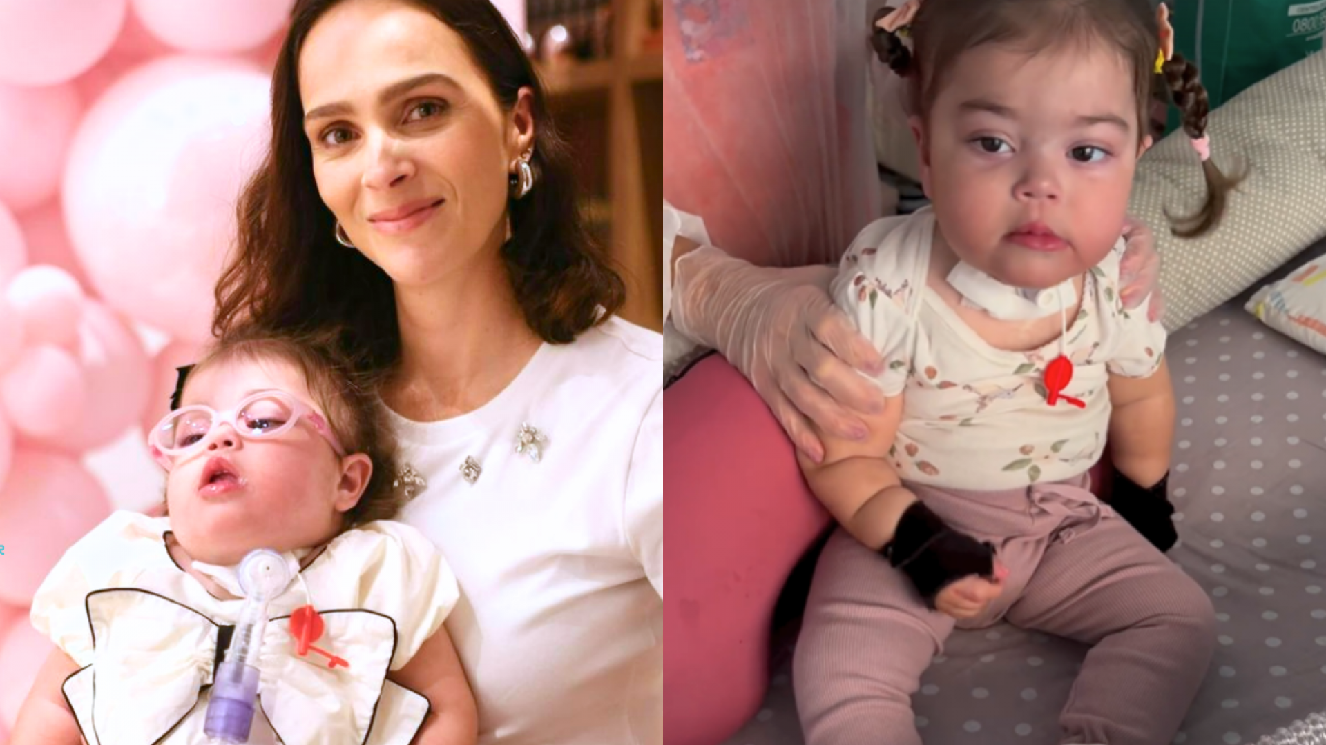 Letícia Cazarré exibe a filha sem respirador e celebra: 'Não precisa' - Foto: Reprodução
