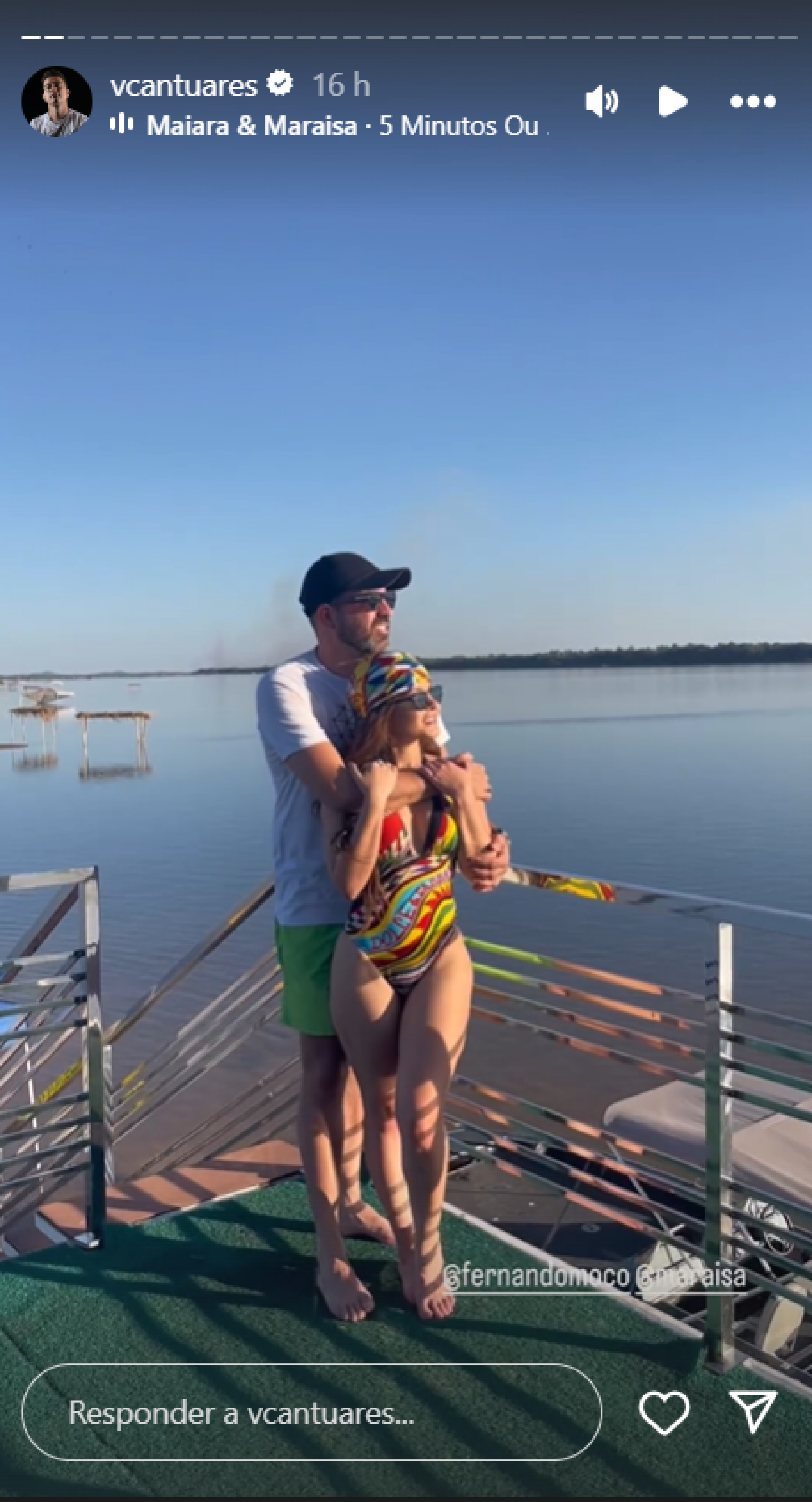 Após reatar noivado, Maraisa se emociona em fotos com Fernando Mocó - Foto: Vinicius Cantuares/Instagram/Reprodução