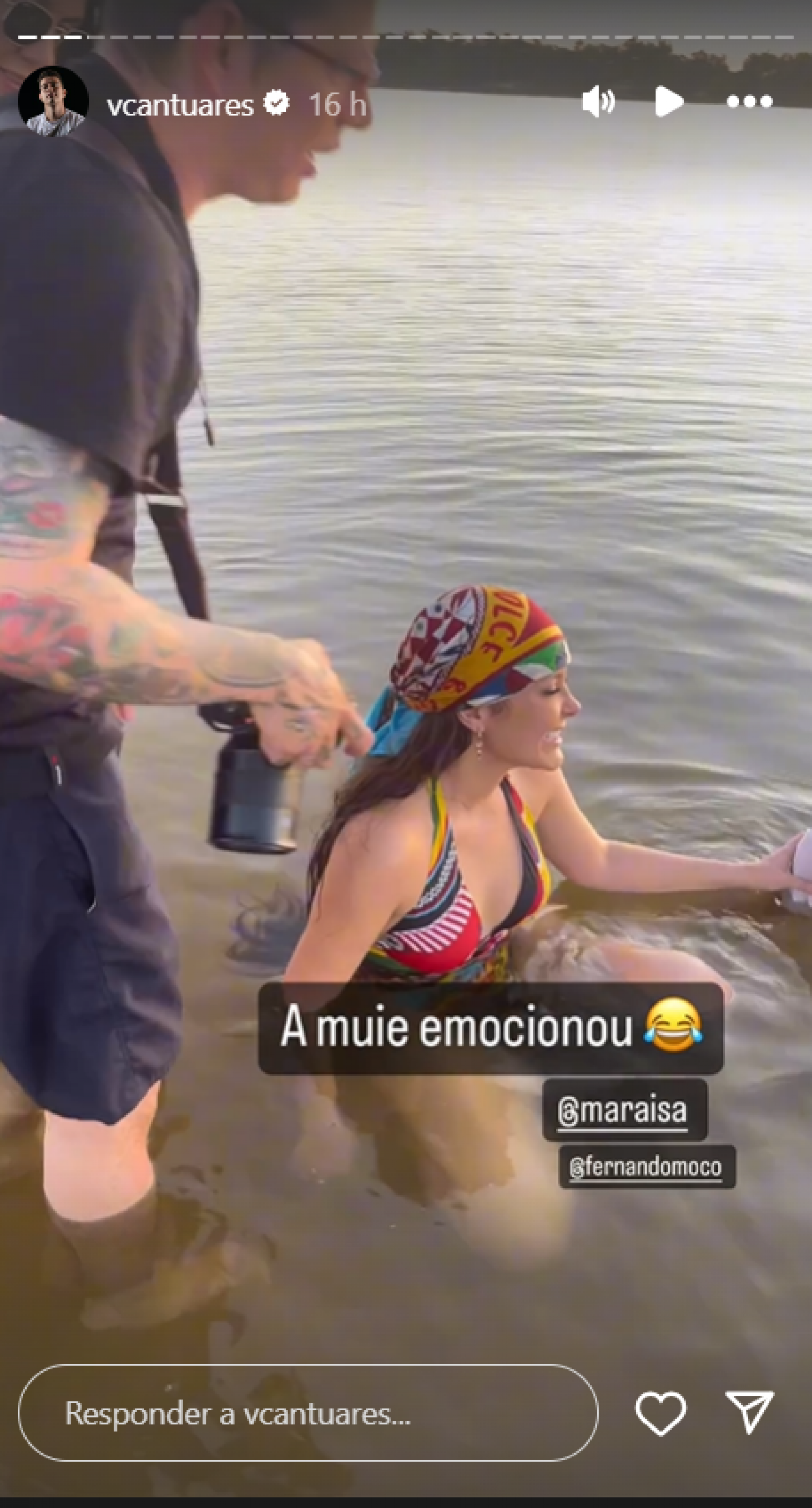 Após reatar noivado, Maraisa se emociona em fotos com Fernando Mocó - Foto: Vinicius Cantuares/Instagram/Reprodução