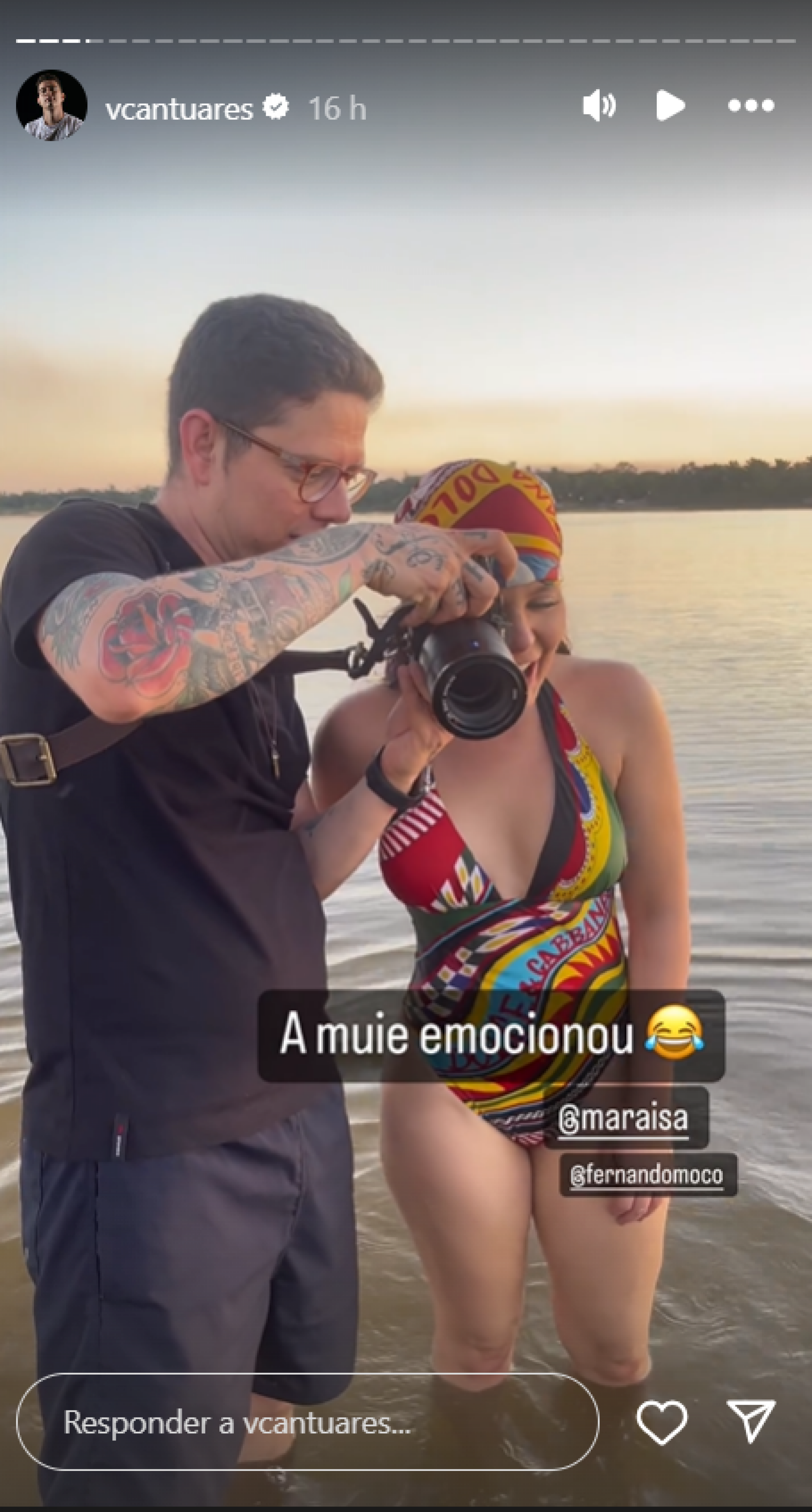 Após reatar noivado, Maraisa se emociona em fotos com Fernando Mocó - Foto: Vinicius Cantuares/Instagram/Reprodução