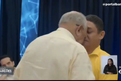 Vídeo: Prefeito de Teresina dá cabeçada em adversário durante debate da Band