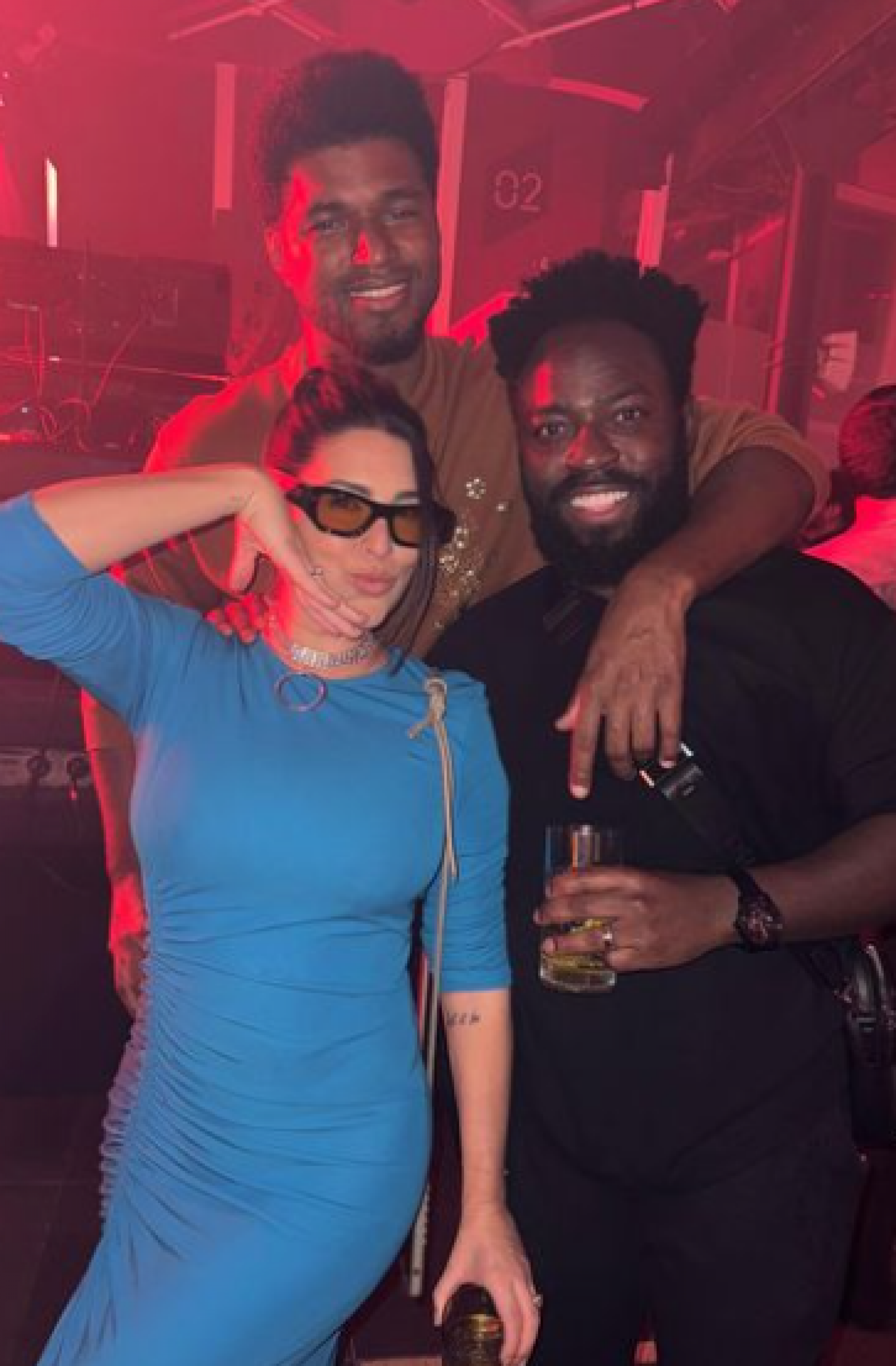 Fernanda Paes Leme, João Pedro Januário e Douglas Silva - Reprodução / Instagram