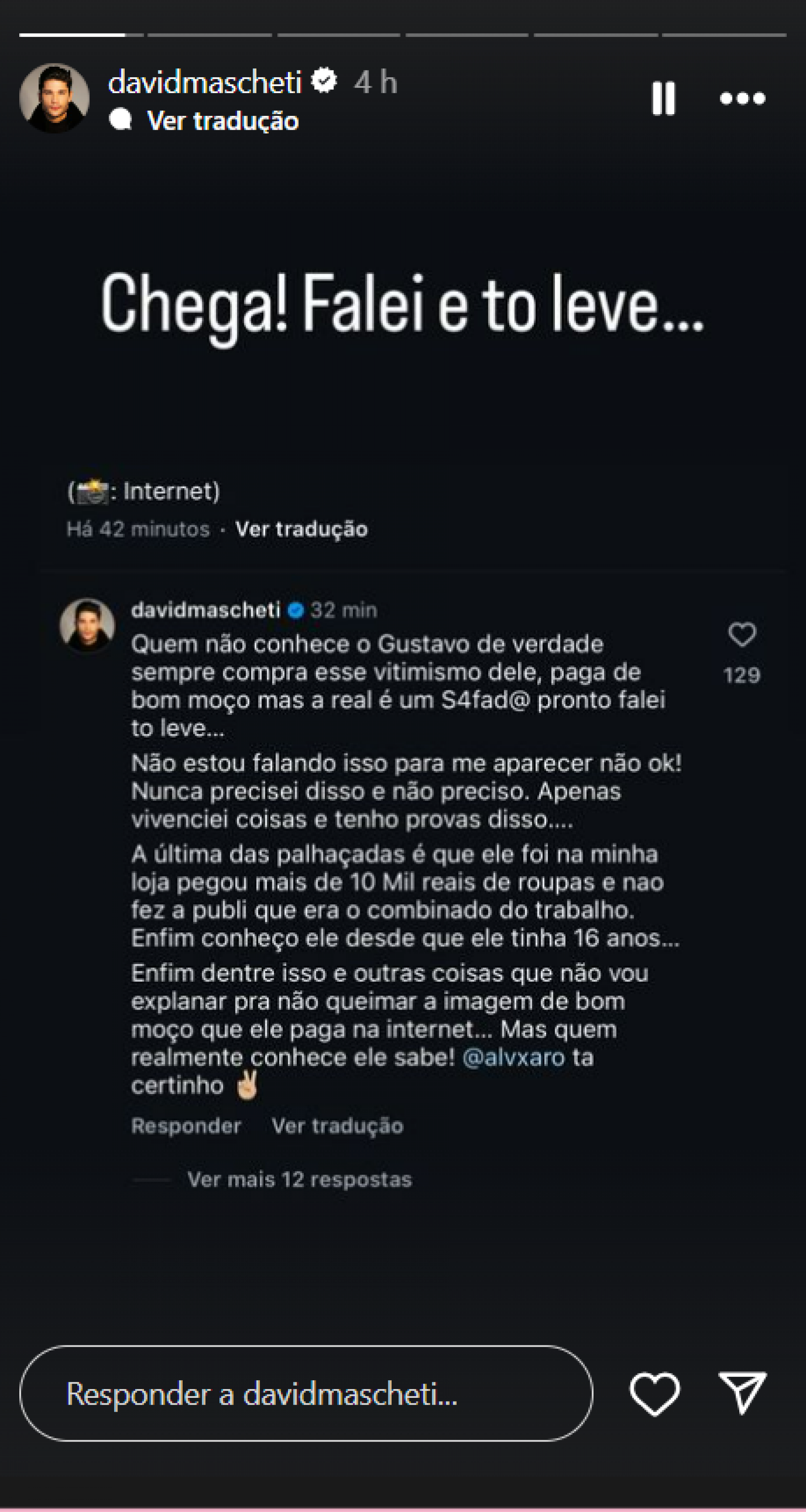 Em meio a polêmica, Gustavo Rocha tem suposto calote revelado na web - Foto: Reprodução