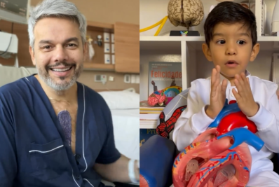 Após cirurgia, Otaviano Costa recebe diagnóstico de cardiologista mirim