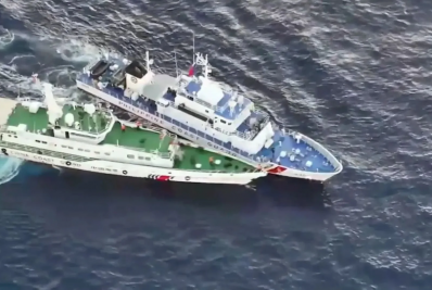 China e Filipinas trocam acusações por colisão de navios na região do Mar da China Meridional