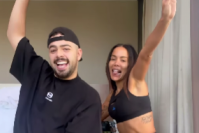 Vídeo: Anitta e Pedro Sampaio dançam até o chão ao som da nova música do DJ