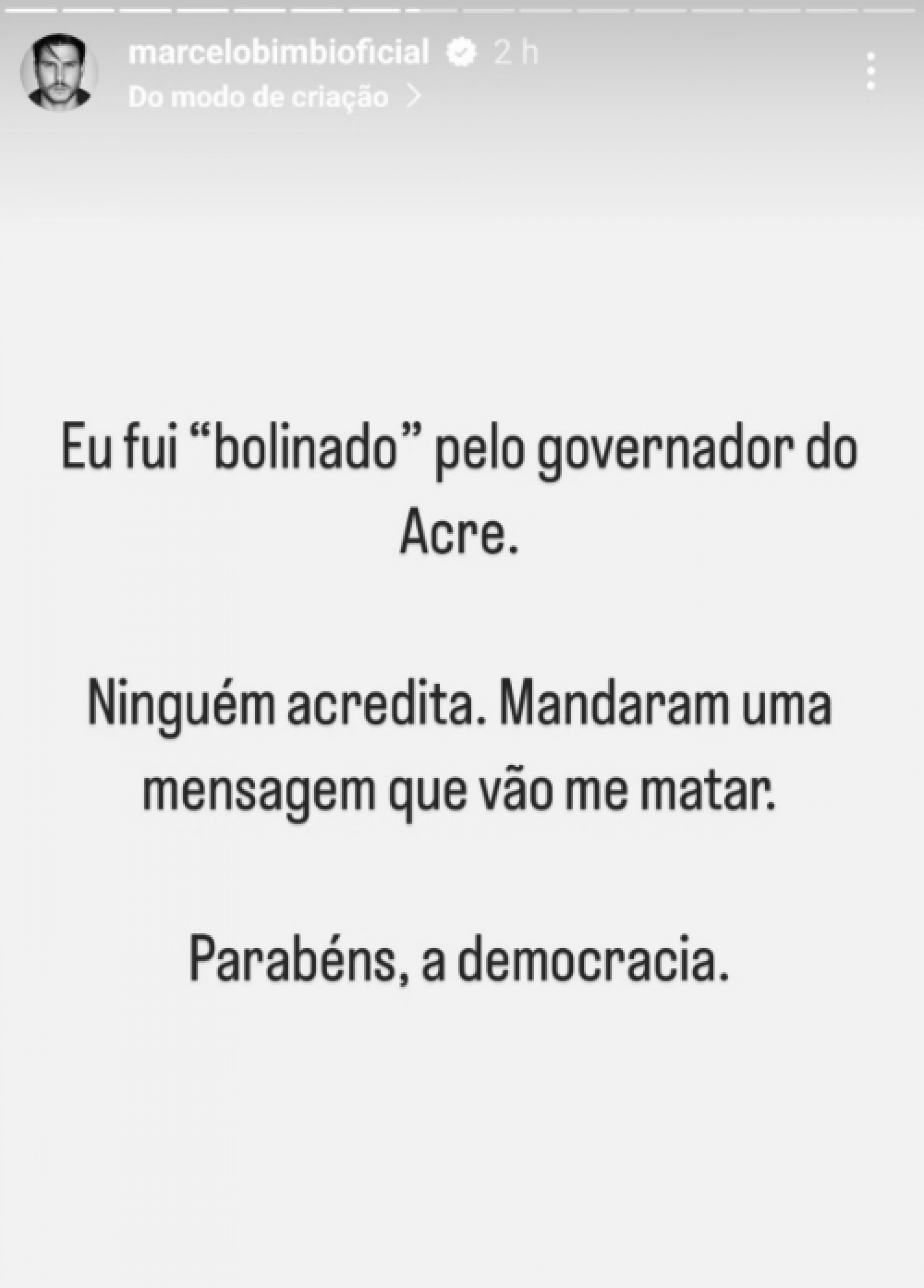 Ex-marido de Nicole Bahls choca ao acusar governador do Acre de estupro - Foto: Reprodução