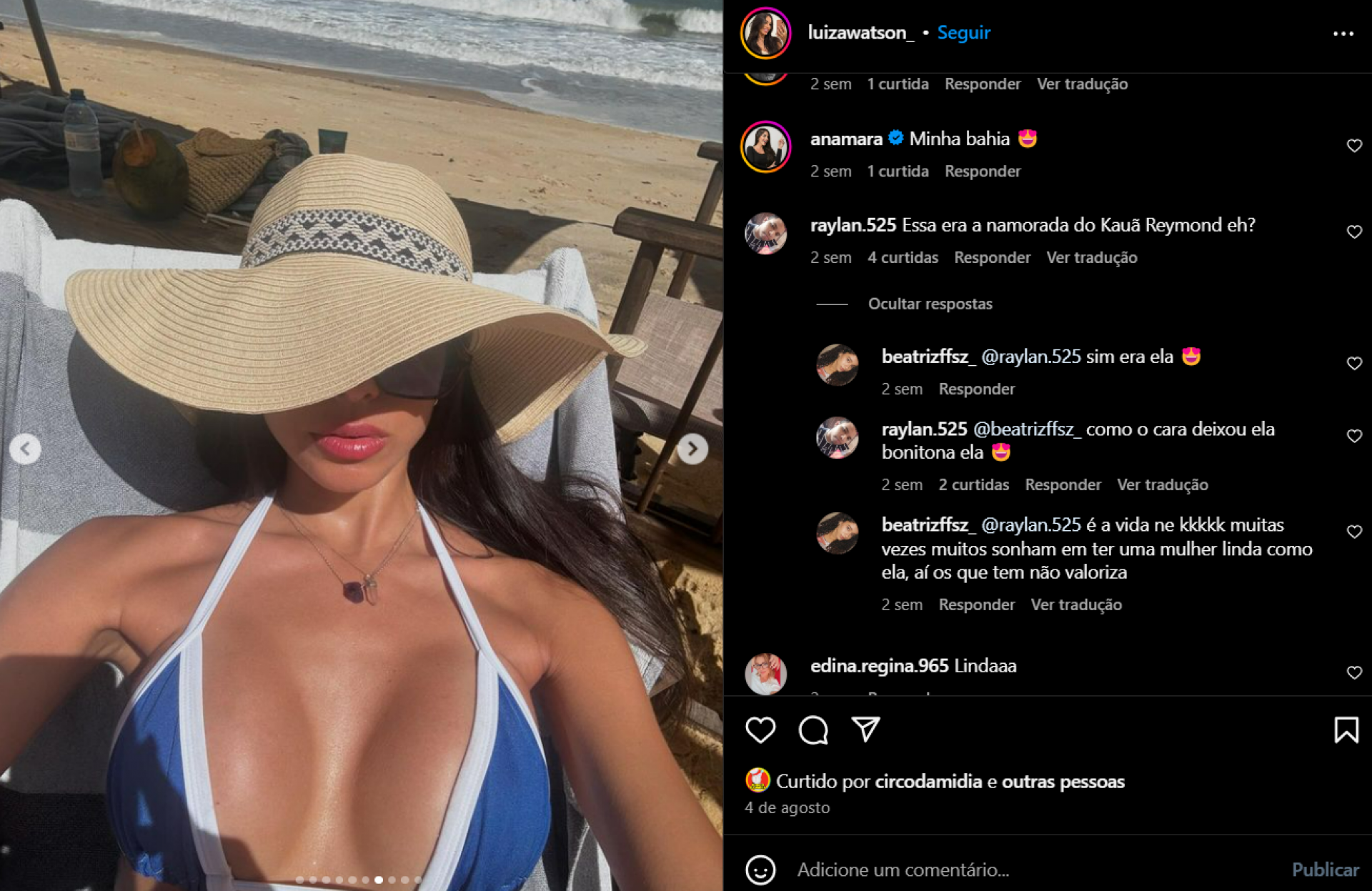 Suposta ex 'alfineta' Cauã Reymond após fim de romance não assumido - Foto: Reprodução