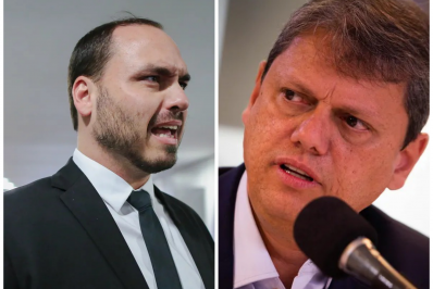 Carlos Bolsonaro critica Tarcísio sobre voto nulo em eventual segundo turno em SP