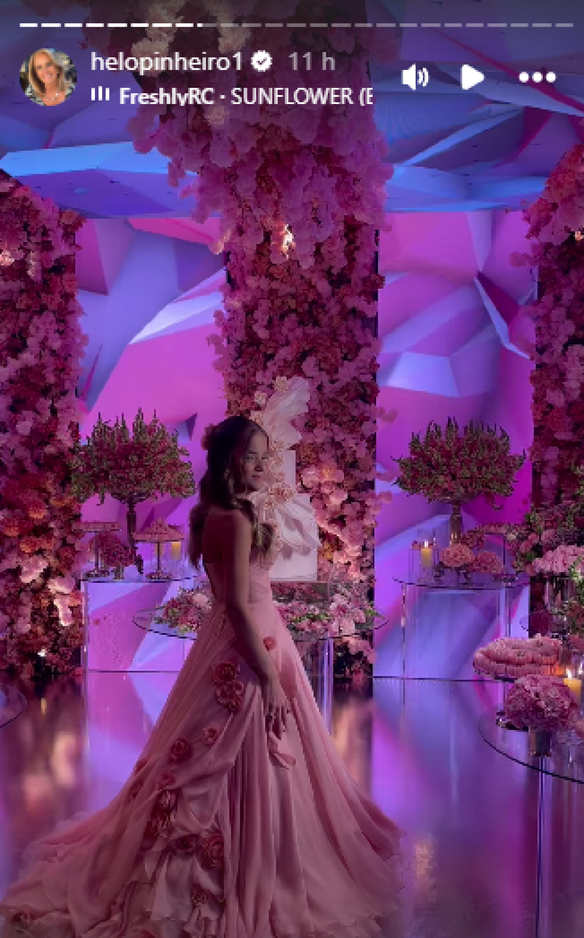 Rafaella Justus com vestido de debutante - Reprodução / Instagram