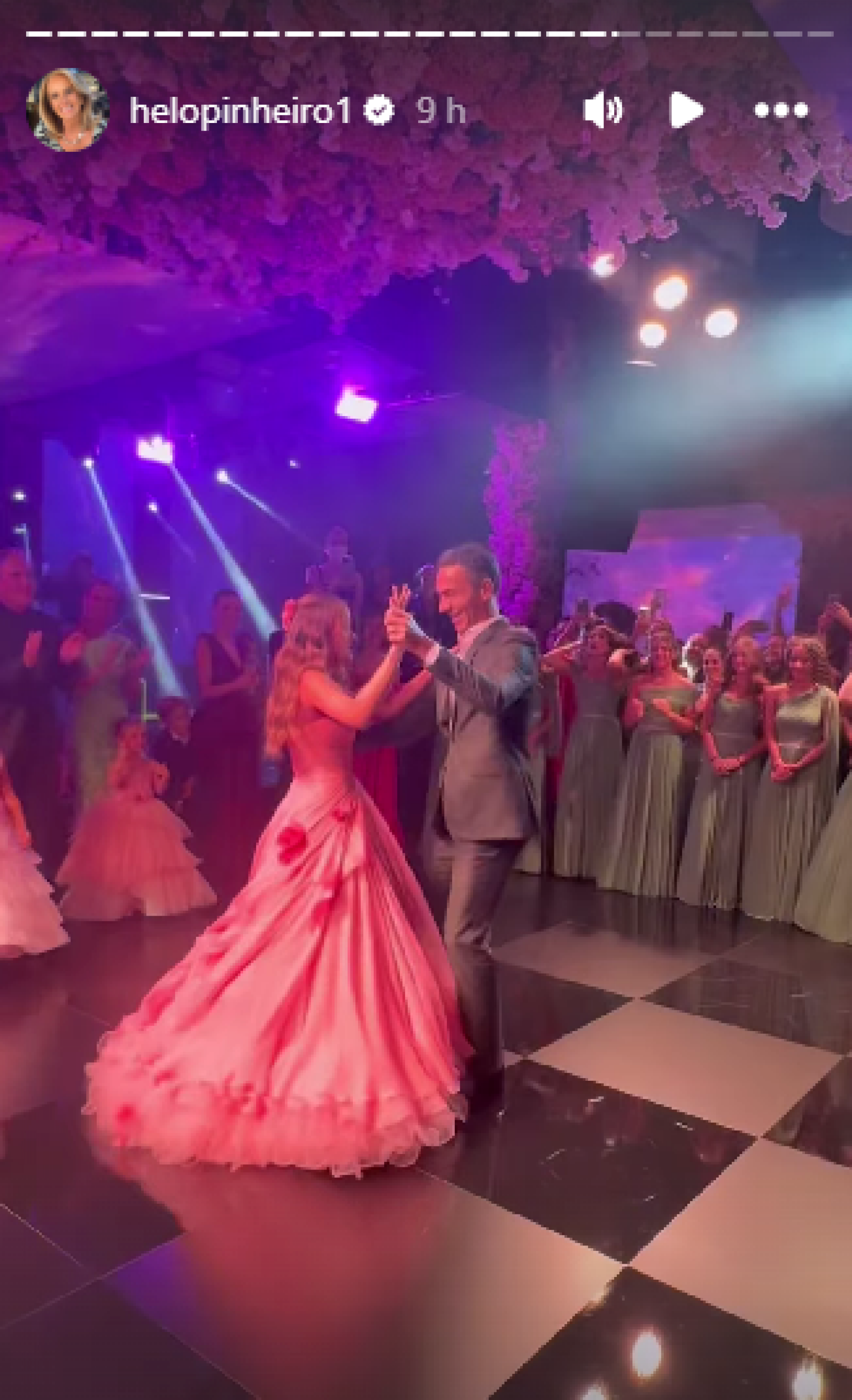 Rafa Justus e o padrasto, Cesar Tralli - Reprodução de vídeo / Instagram