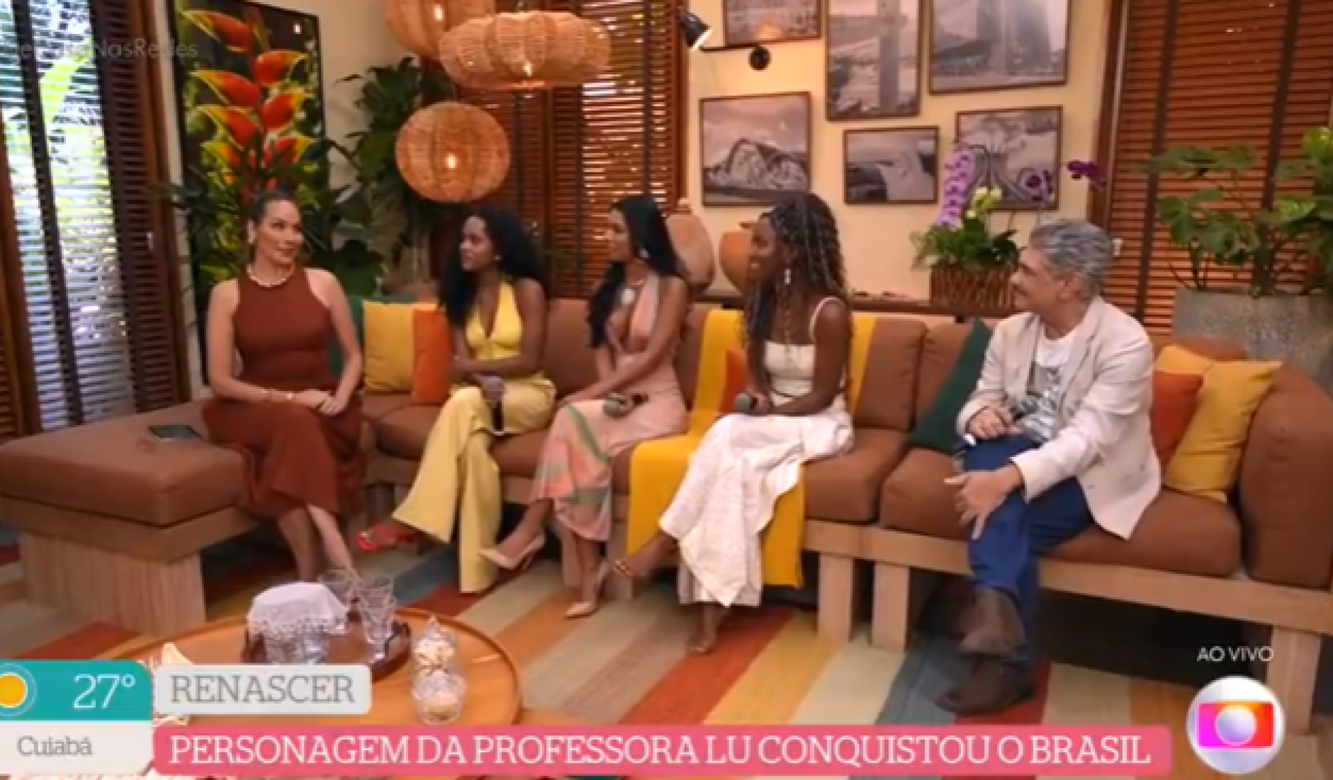 Elenco de 'Renascer' mostra bastidores e se despede da novela no 'É de Casa' - Reprodução de vídeo