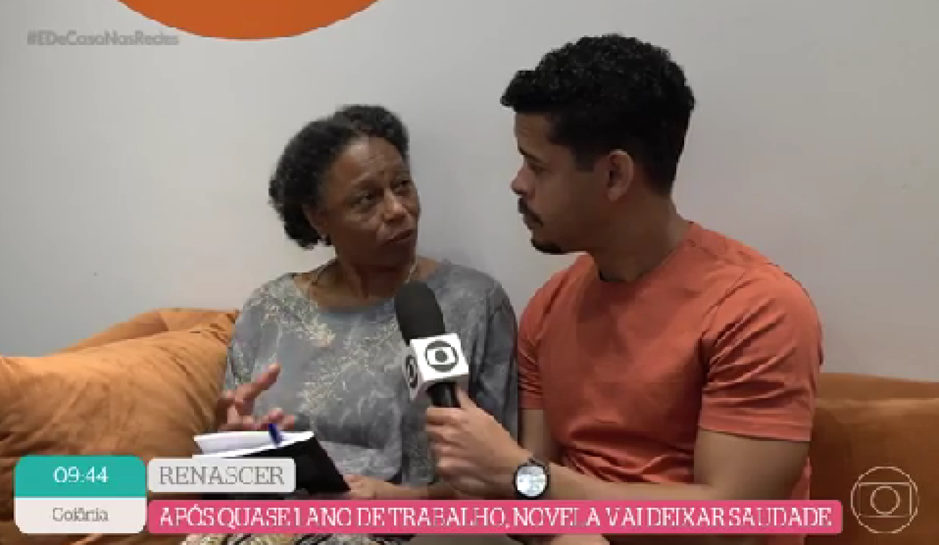 Elenco de 'Renascer' mostra bastidores e se despede da novela no 'É de Casa' - Reprodução de vídeo