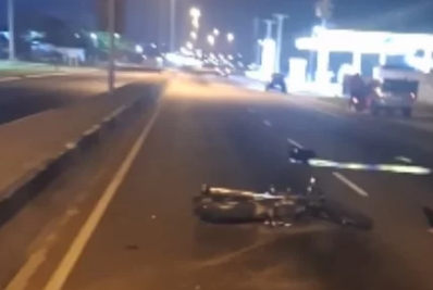 Motociclista sofre grave acidente na RJ-140 em São Pedro da Aldeia