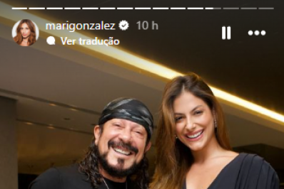 Mari Gonzalez faz homenagem de aniversário ao sogro, Bell Marques: 'Energia que contagia'