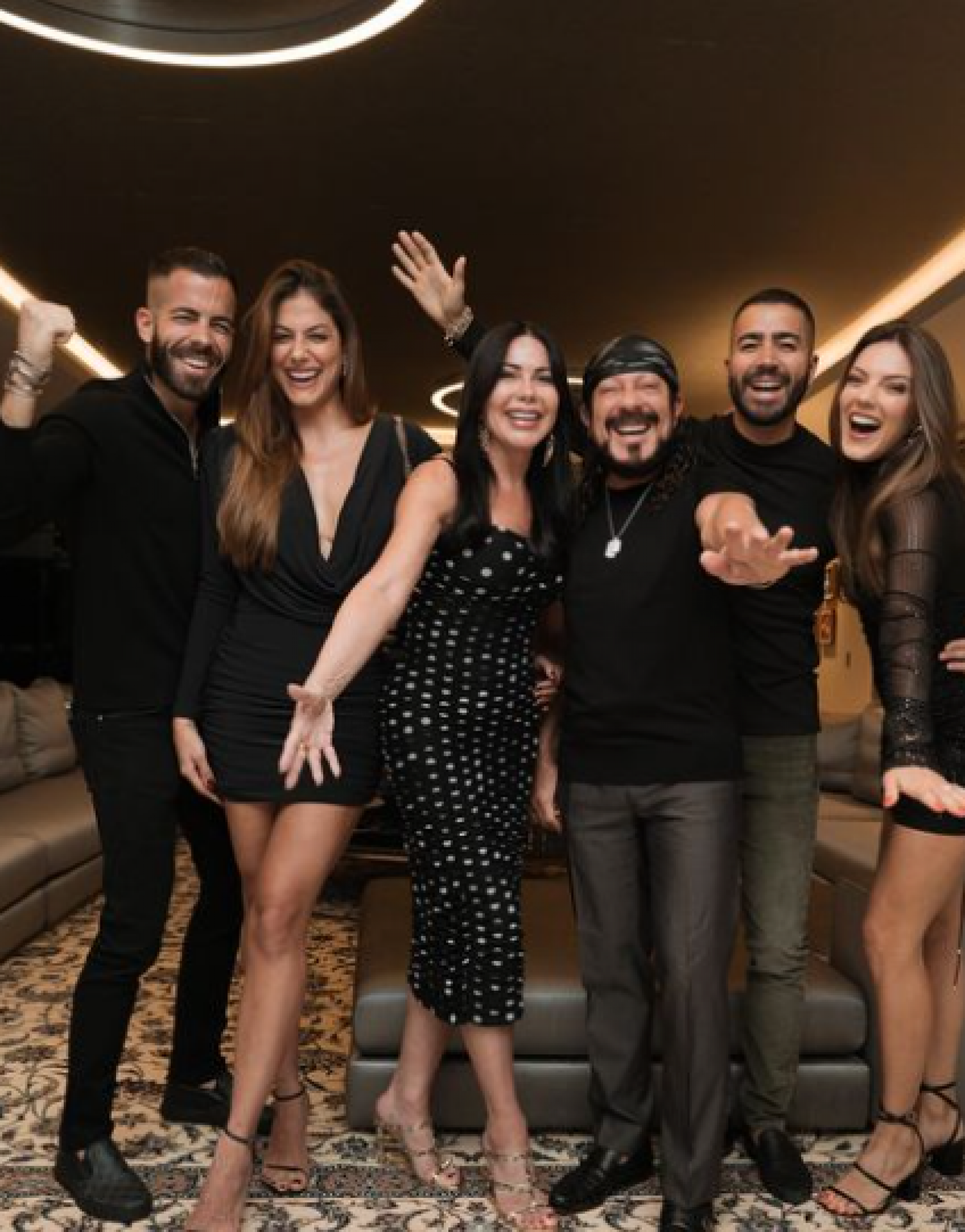 Pipo Marques, Mari Gonzalez, Ana Marques, Bell Marques, Rafa Marques e Patrícia Guerra - Reprodução / Instagram