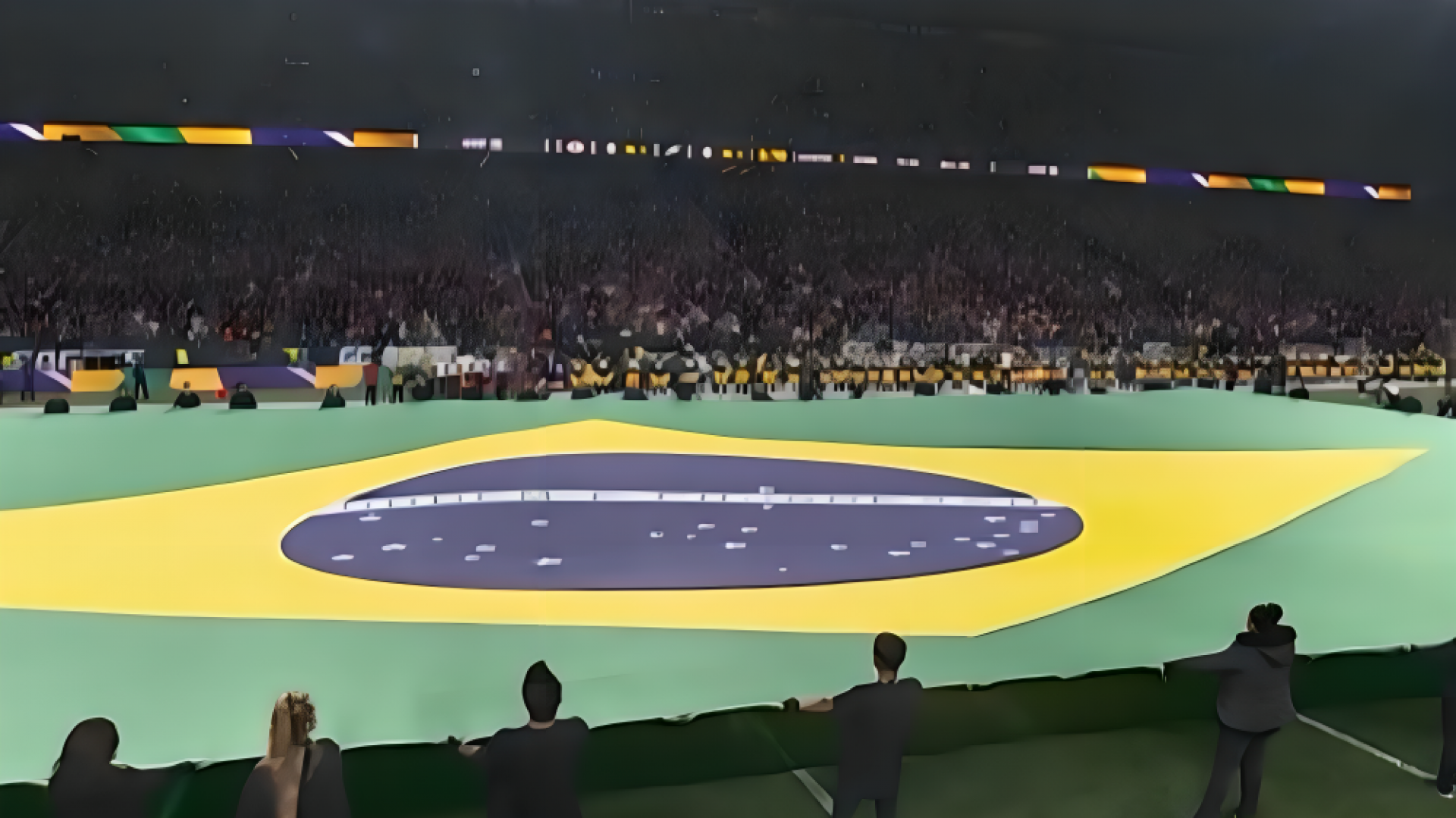 Luísa Sonza emociona ao cantar Hino Nacional em jogo da NFL no Brasil - Foto: Reprodução