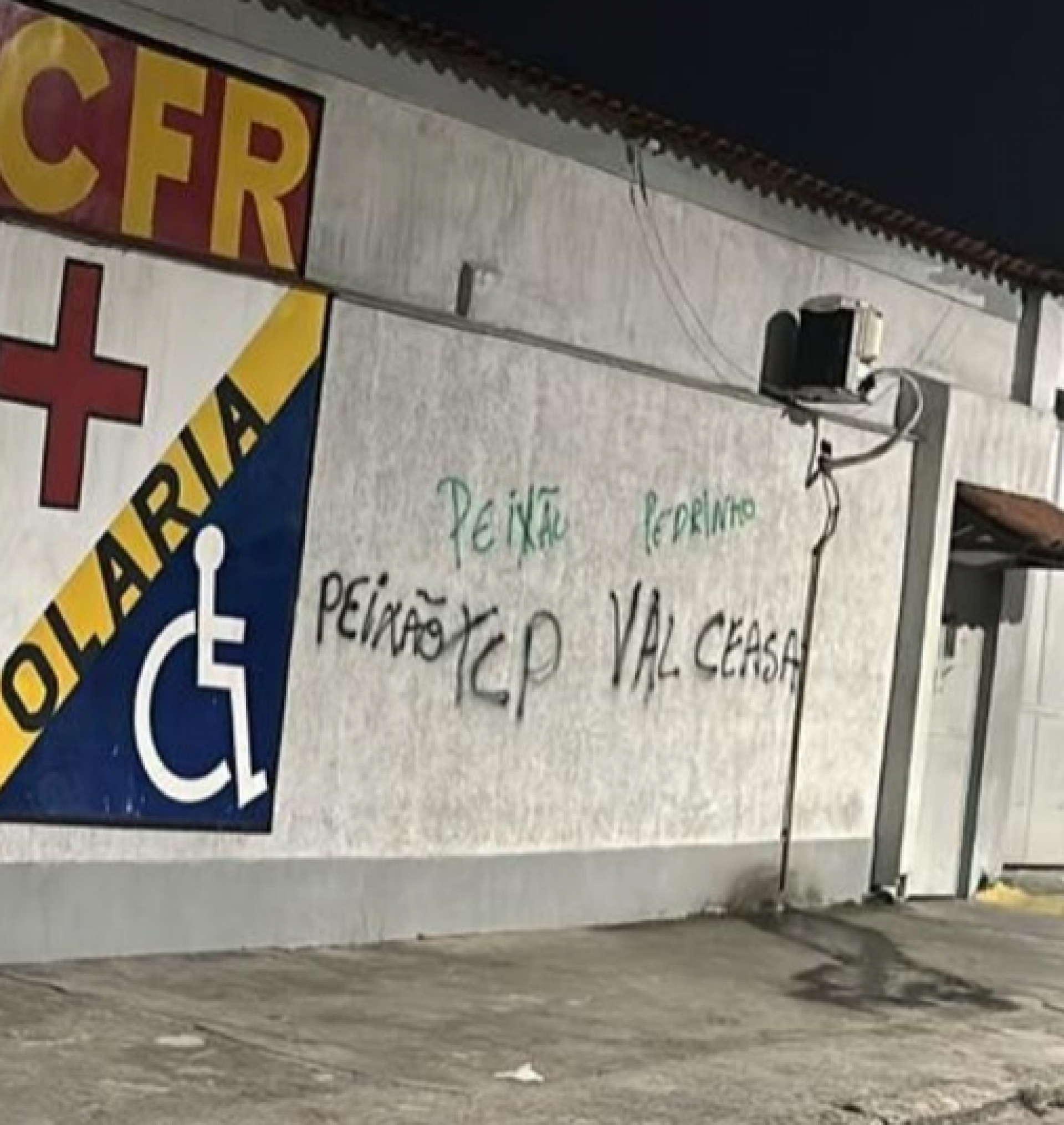 PM informou que as pichações já foram removidas