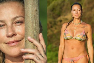 Luana Piovani deixa polêmicas de lado e tira onda: ‘Ê lá em casa’