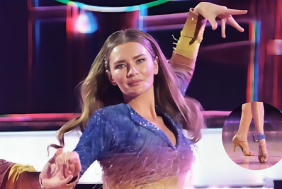 Golpista expõe tornozeleira eletrônica estilizada na Dança dos Famosos