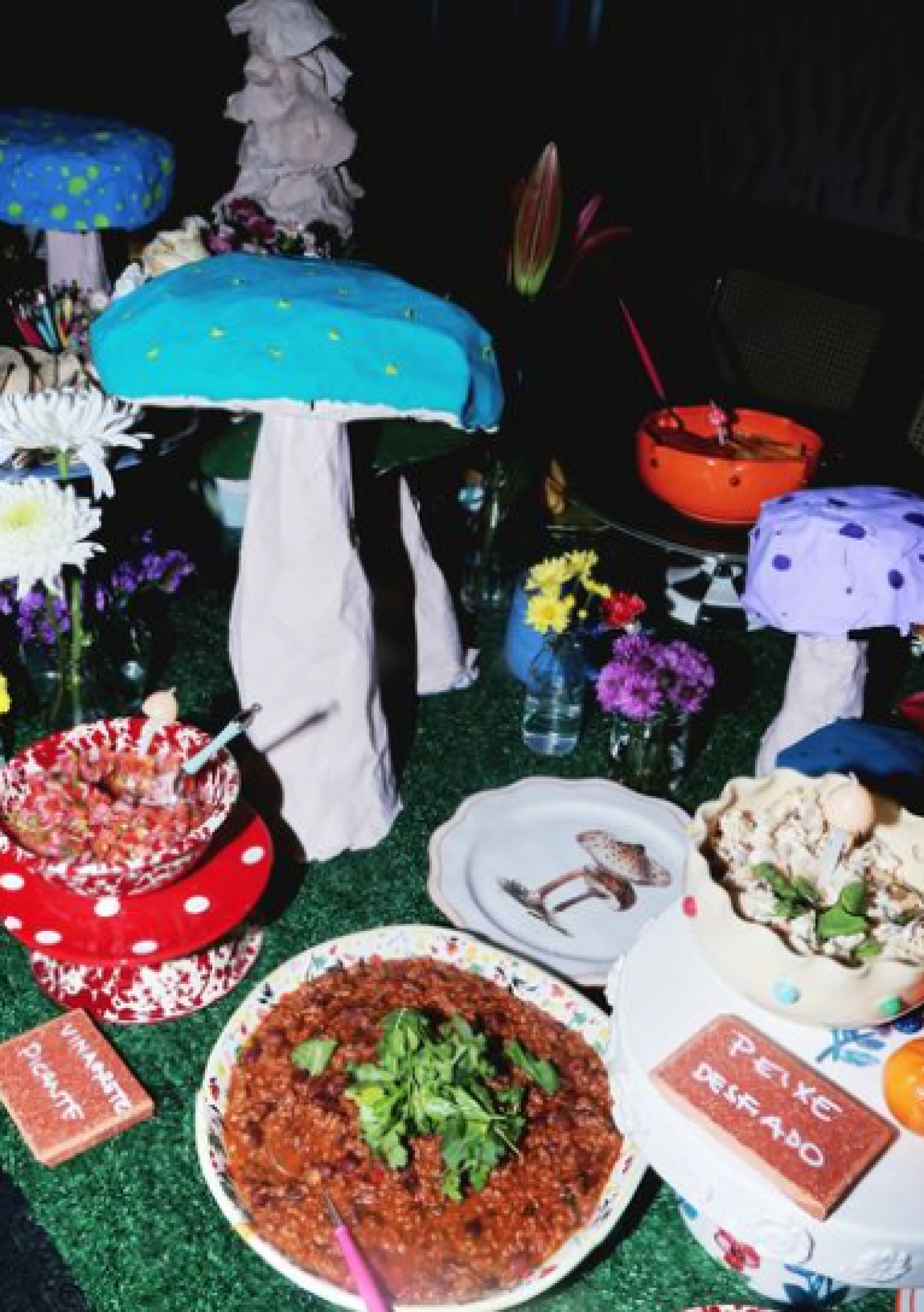 Laura Neiva celebra aniversário de 31 anos com festa decorada com cogumelos - Reprodução / Instagram