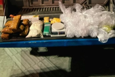 PM apreende 8 kg de drogas no Jardim Esperança, em Cabo Frio