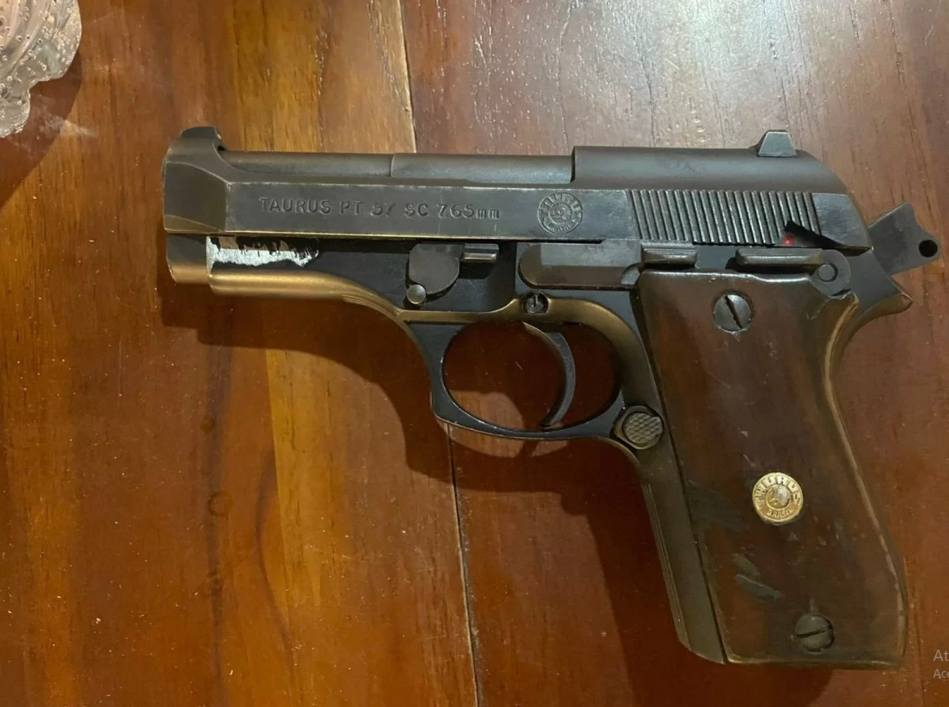 Pistola calibre 765 - Divulgação/PM 