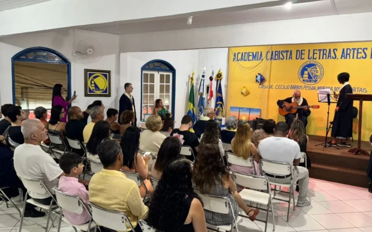 Evento realizado na sede da Academia Cabista de Letras, Artes e Ciências (ACLAC)