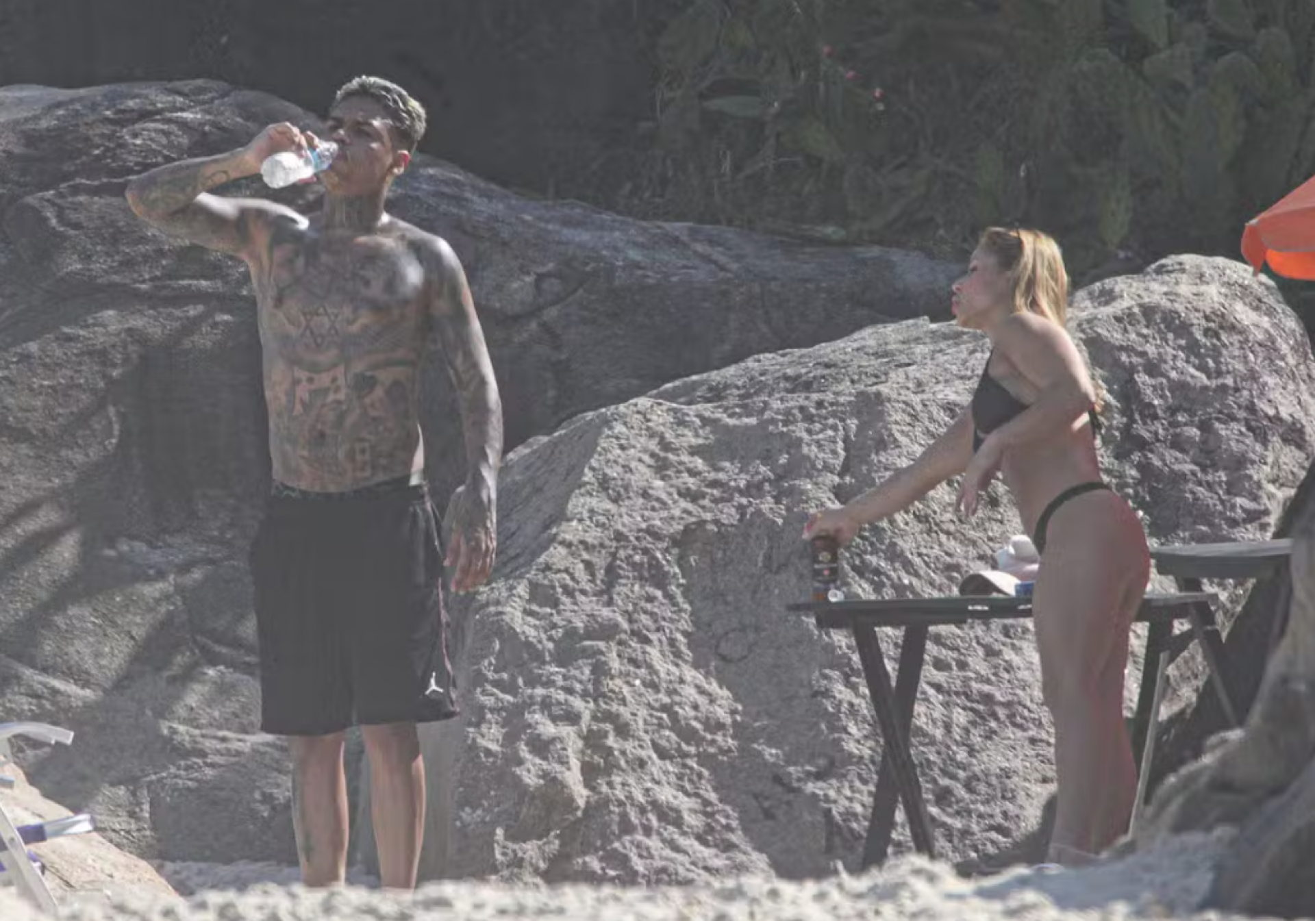 Flávia Saraiva e MC Cabelinho  - Agnews