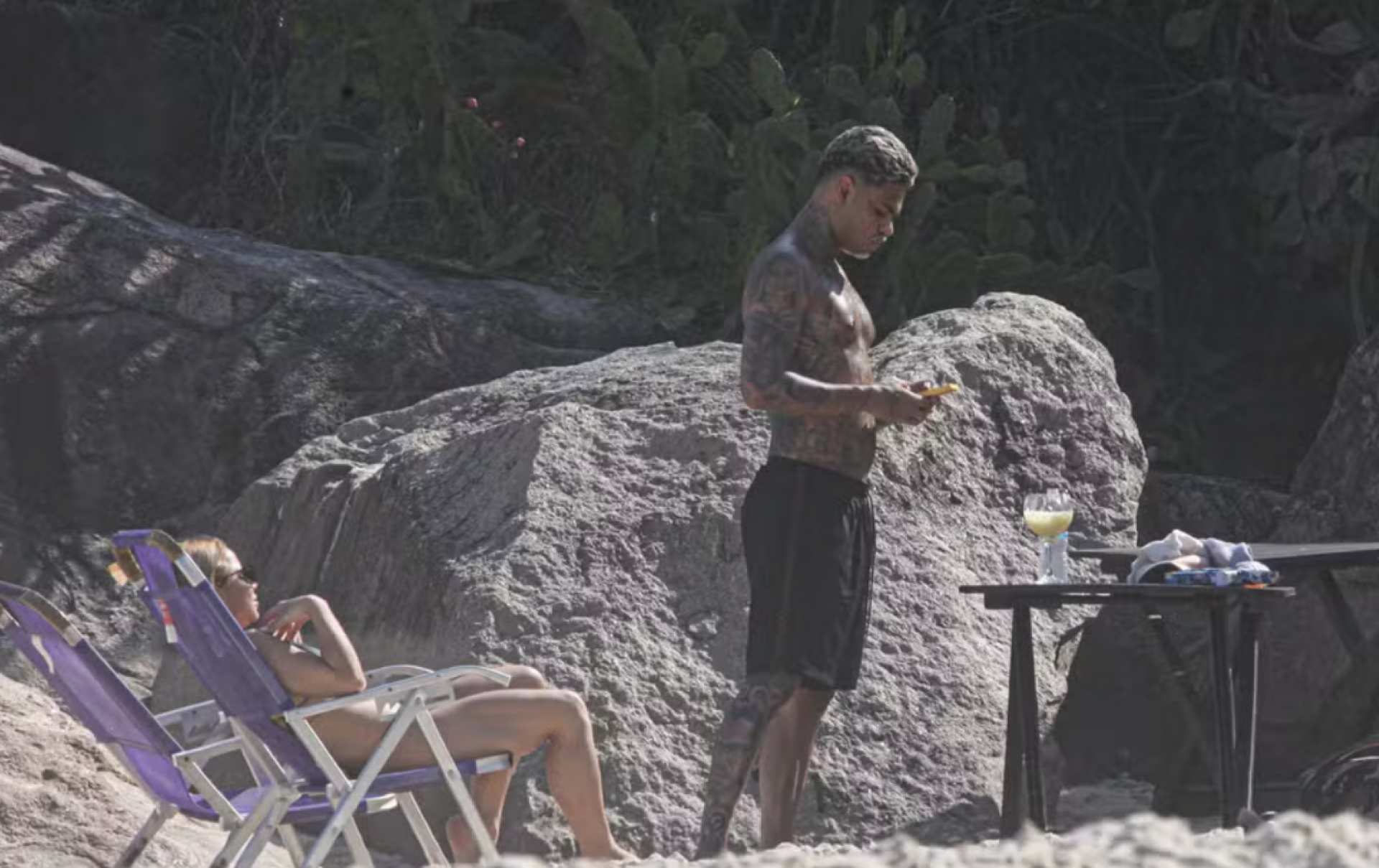 Flávia Saraiva e MC Cabelinho  - Agnews