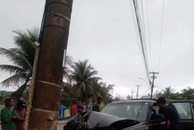 Acidente na RJ-102 deixa um ferido em Arraial do Cabo