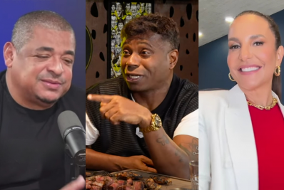 Edílson Capetinha expõe cantada de Vampeta para Ivete Sangalo