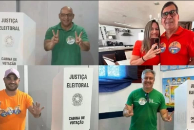 Prefeitáveis de Arraial votam em diferentes locais da cidade neste domingo (6)