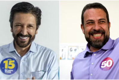 MP quer multar Nunes e Boulos por santinhos espalhados nas rua