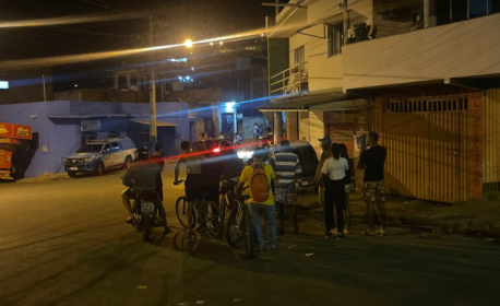 Cenário do homicídio no Bairro Matinada - Foto JorgeLuiz