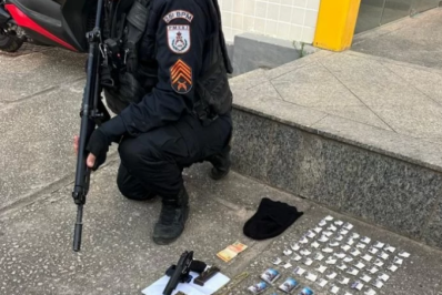 Três elementos são presos após troca de tiros com a polícia em São Pedro da Aldeia