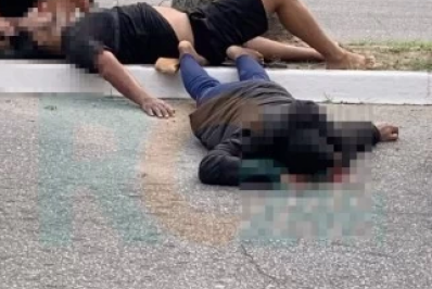 Acidente gravíssimo de moto deixa dois feridos na Avenida do Contorno, em Cabo Frio