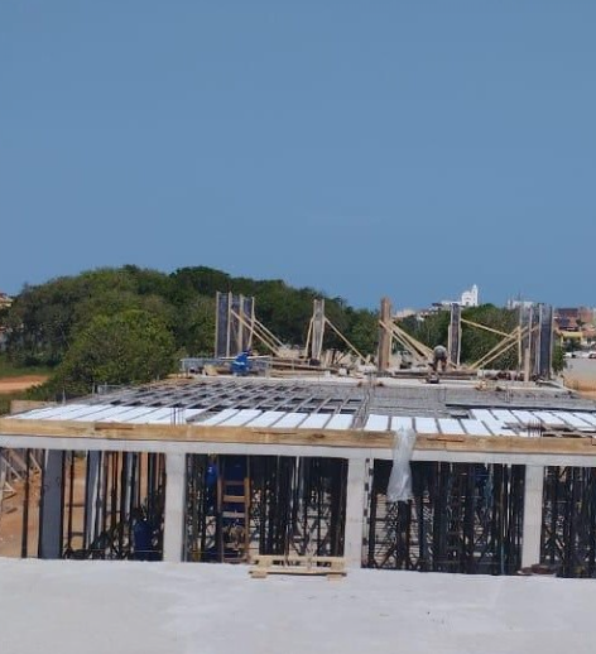 Prefeitura de Saquarema avança na construção de novos prédios no Campo de Aviação - Divulgação/Prefeitura de Saquarema