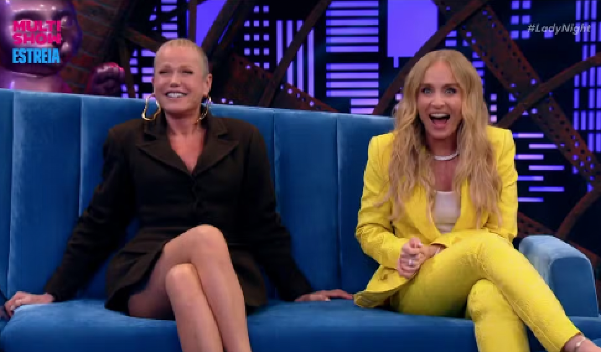 Xuxa e Angélica fazem revelações em estreia de nova temporada de 'Lady Night' - Reprodução de vídeo