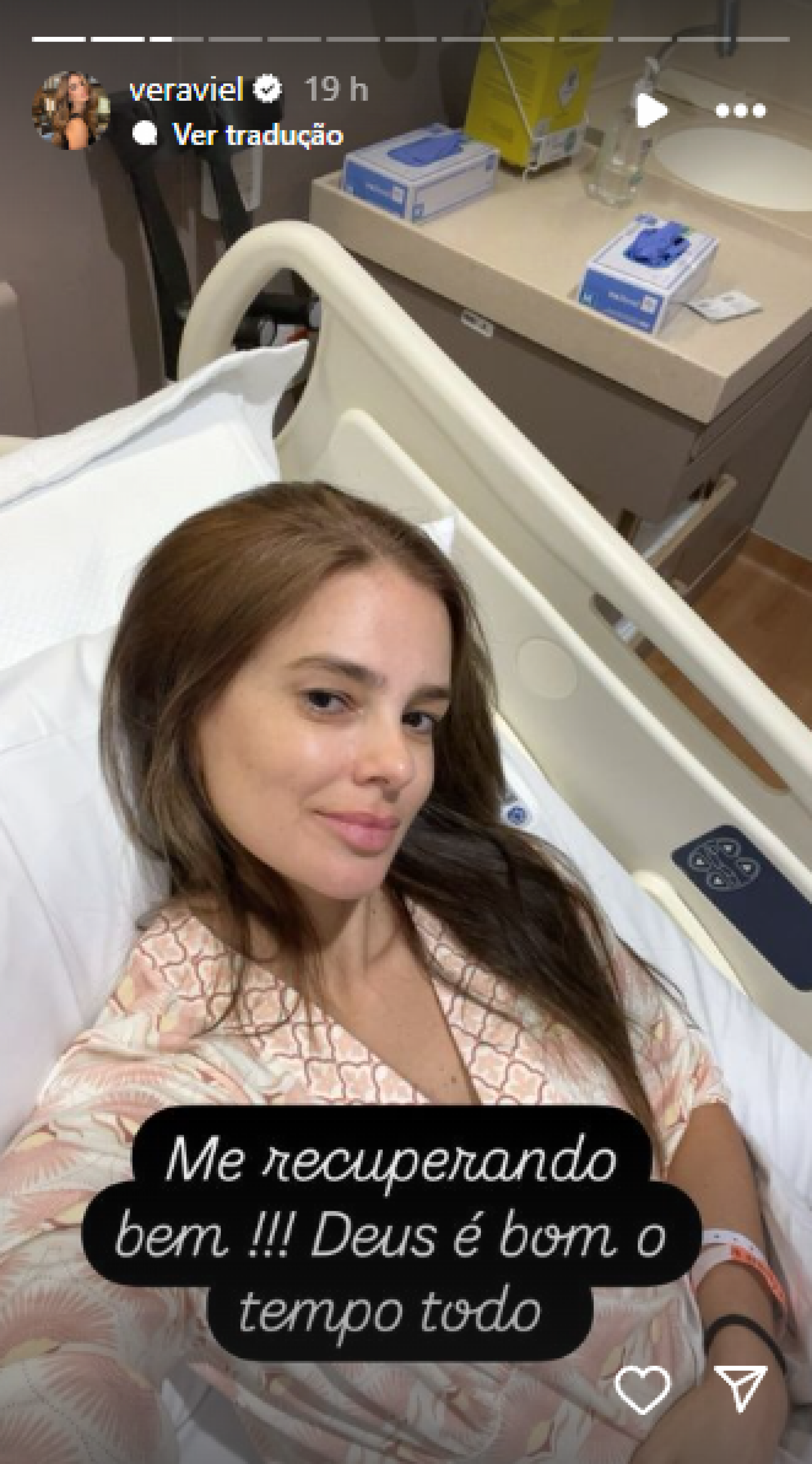 Vera Viel celebra recuperação após cirurgia para retirada de tumor - Reprodução / Instagram