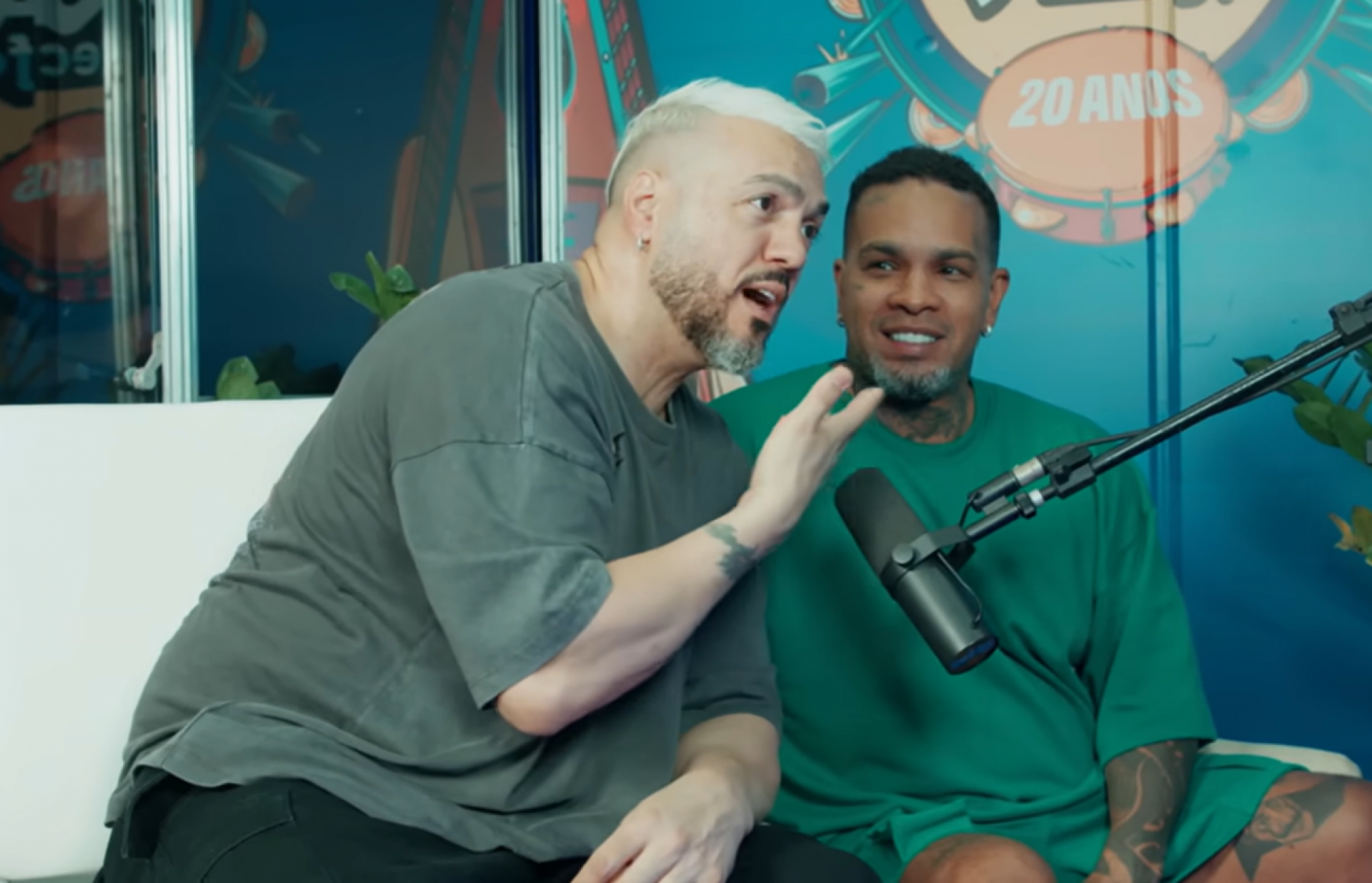 Belo e Rodriguinho - reprodução Youtube | Brito Podcast