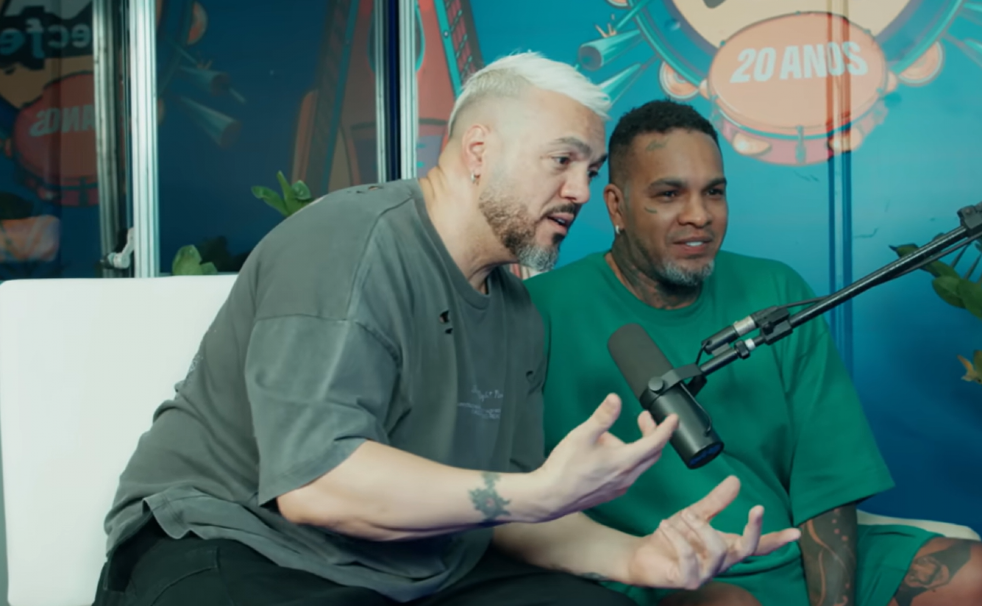 Belo e Rodriguinho - reprodução Youtube | Brito Podcast