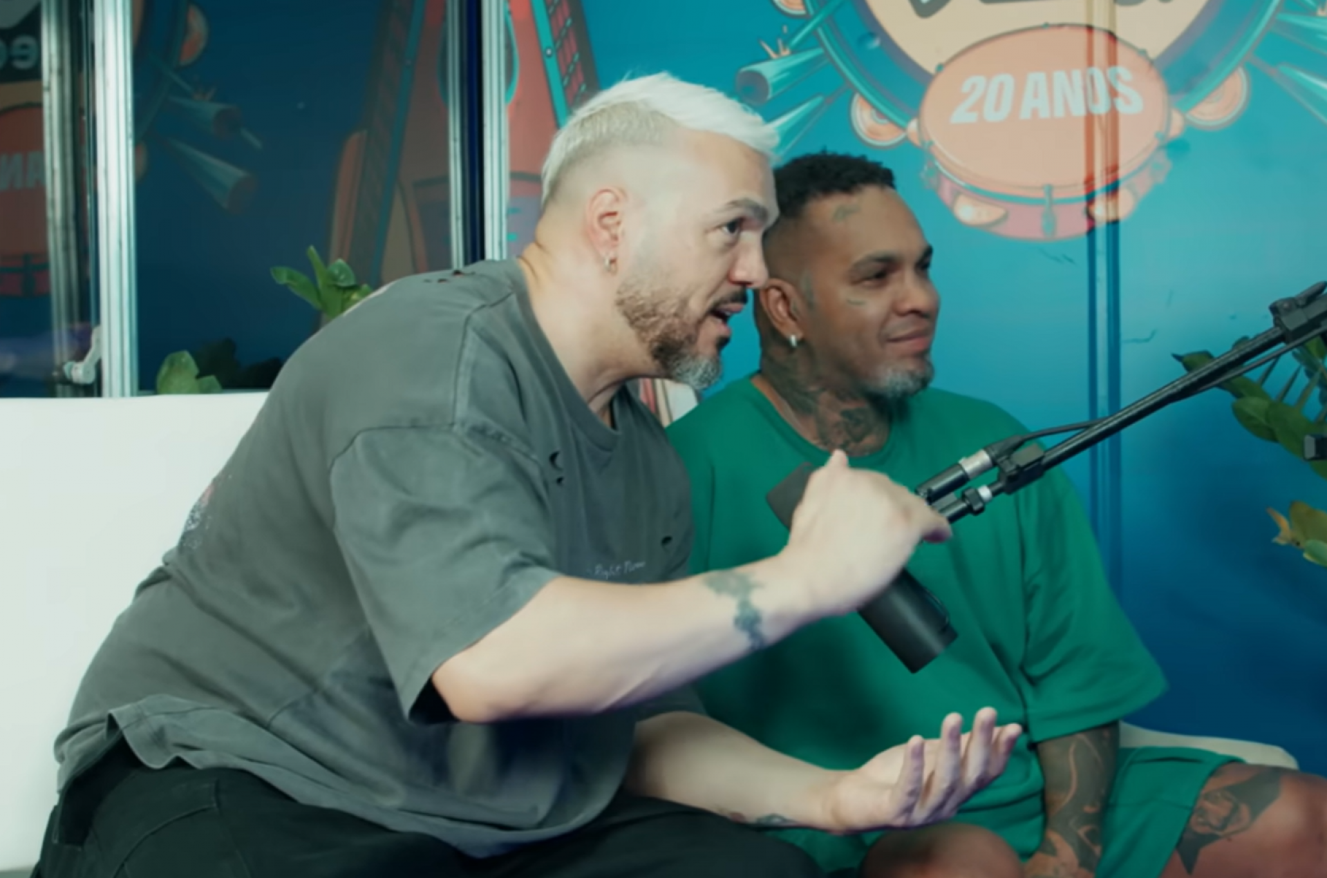 Belo e Rodriguinho - reprodução Youtube | Brito Podcast