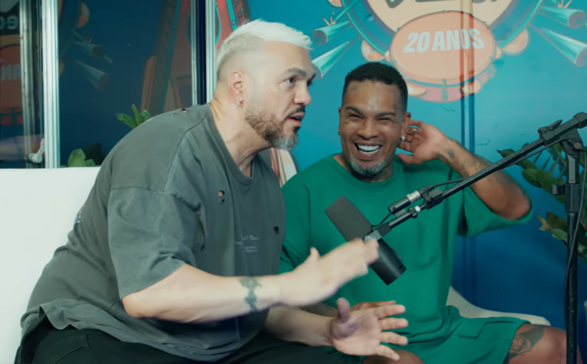 Belo e Rodriguinho - reprodução Youtube | Brito Podcast