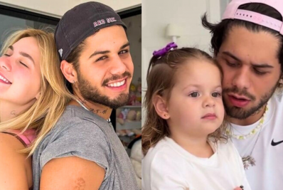 Zé Felipe corrige a filha e web reage: ‘Não trabalho pra você’